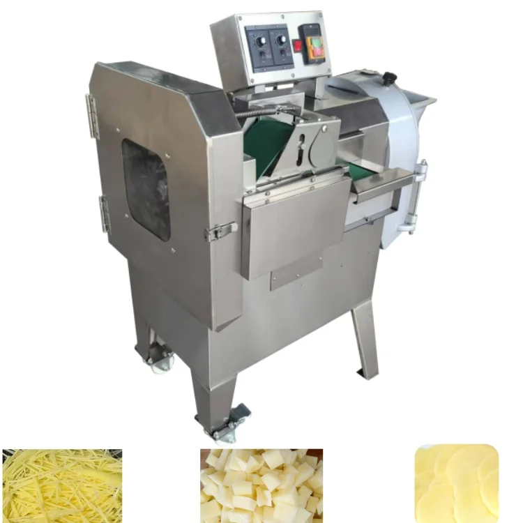 Heavy Duty Commercial Vegetable Dicer Cutter Machine Stainless Steel Adjustable for Potato Onion Carrot Hotel Restaurant