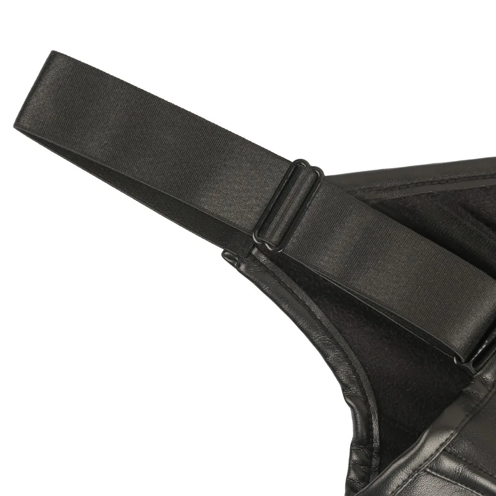 Ropa Gótica Sexy para Mujer, Lencería, Corsé Negro Sexy con Cordones, Corsé de Cuero PU con Soporte de Busto Integrado