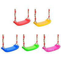 Board Seat Toys Height Adjustable Ropes Indoor Outdoor Toys Outdoor Rainbow Curved Board Swing Chair Tree Garden Swing Hanging