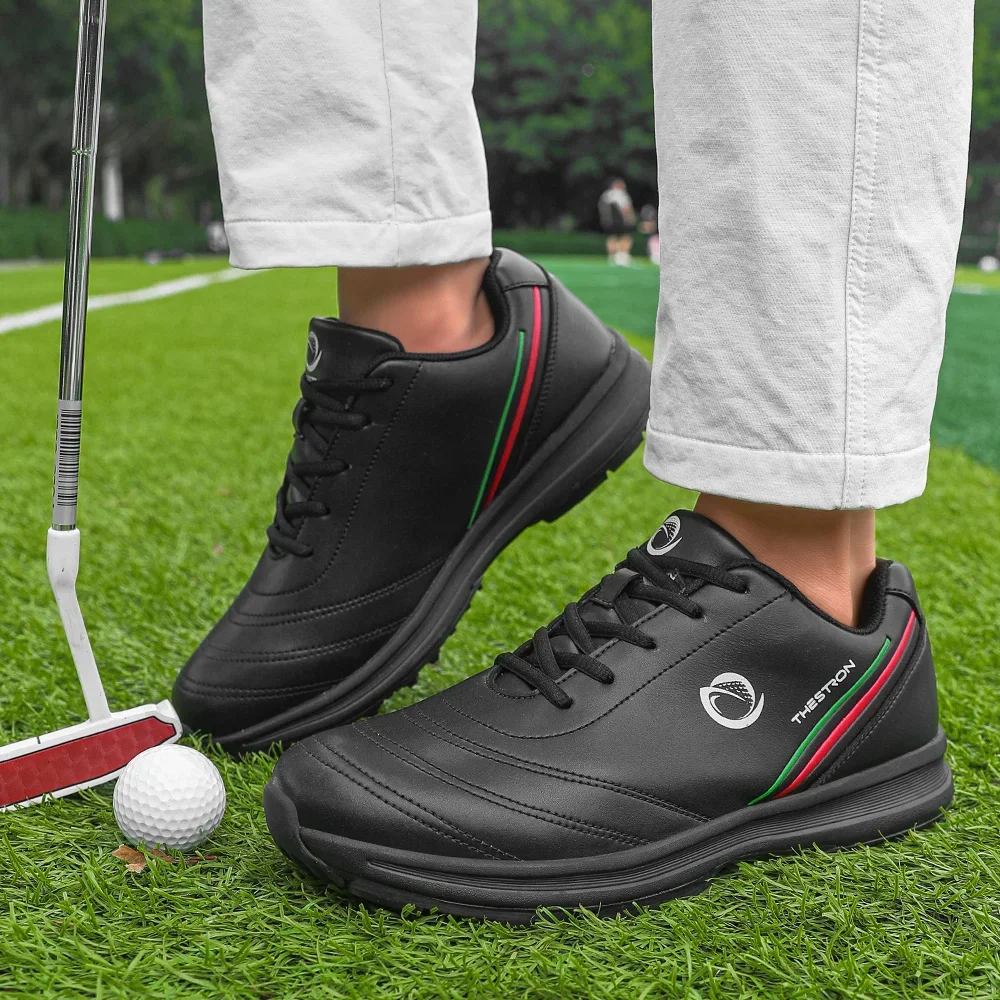 Mannelijke Professionele Golf Sport Training Sneakers Lederen Top Kwaliteit Heren Golfer Atletische Schoenen Spikes Jeugd Golfen Sportschoenen