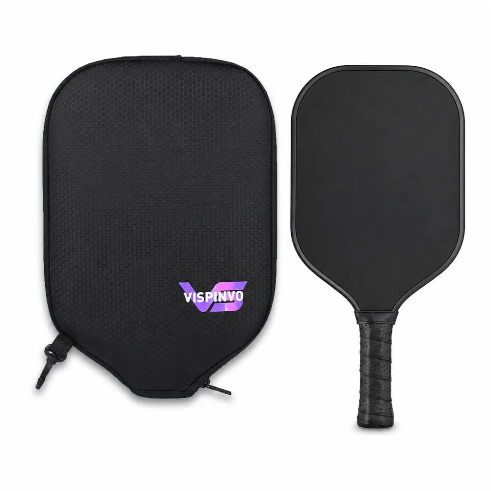 Portable Pickleball Paddle Cover Waterproof Dustproof Pickleball Racket Storage Bag Polyester Lightweight
