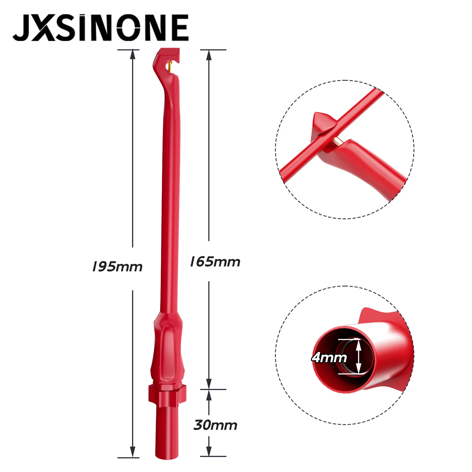 JXSINONE P1033B автомобильный мультиметр, комплект тестовых проводов со зондами для проколов проводов, 4 мм штекер типа «банан», тестовые провода, тестовые щупы