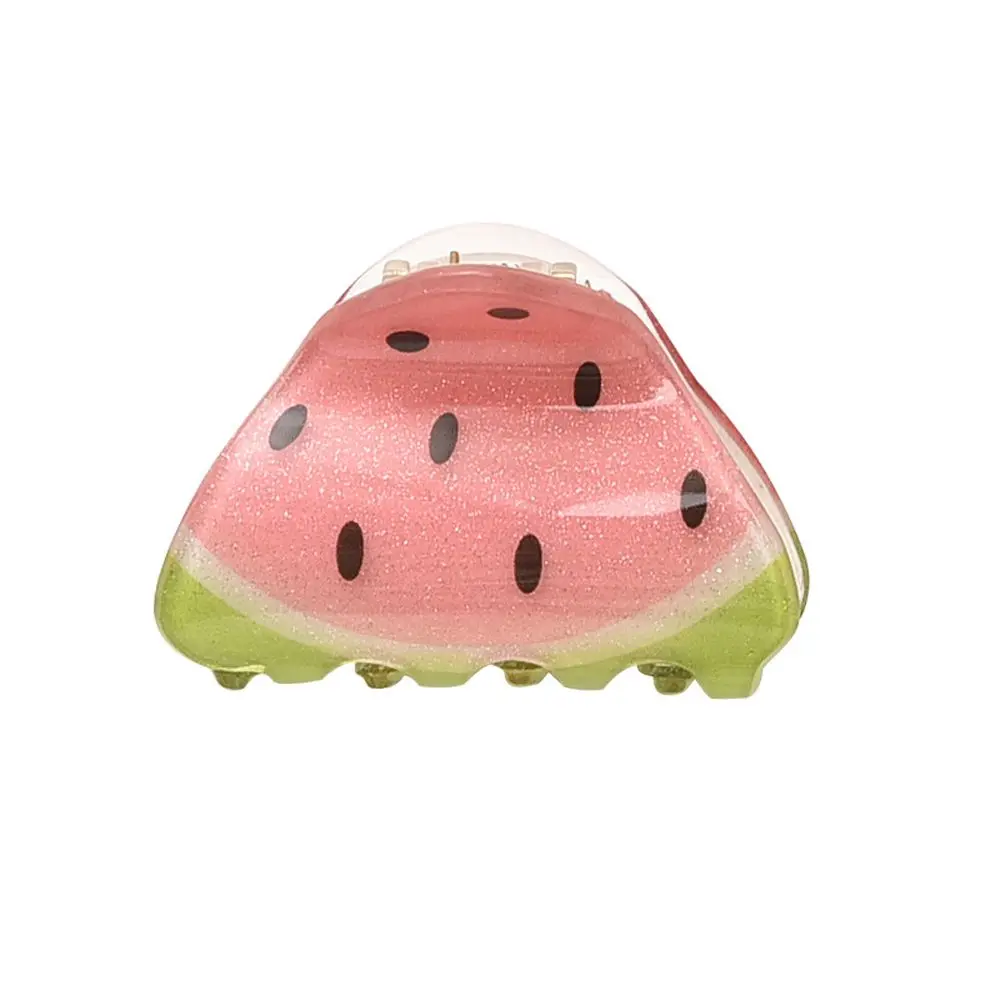

Daily Sweet Lemon Watermelon Acrylic Daisy Korean Style Hair Clip Women Hair Accessories Rainbow Barrettes Fruit Hair Claw