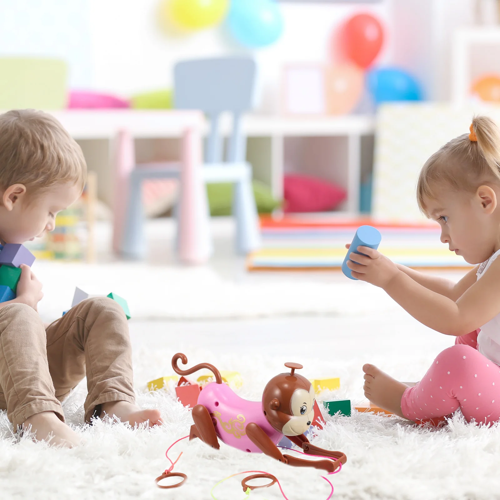 

Falling Monkeys Game Sensory Toy Clapping Baby Fidget Games for Kids Diy Calming Toys