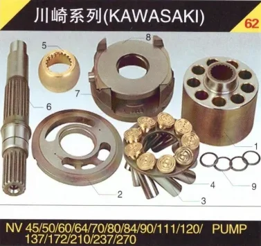 KAWASAKI NV111 hydraulic pump spare parts