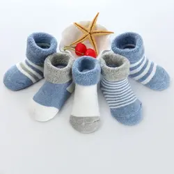 Korean Style Thicken Baby Socks Autumn&Winter Star Pattern Home Sleep Socks Soft Cute Newborn Baby Socks Warm Baby Hosiery