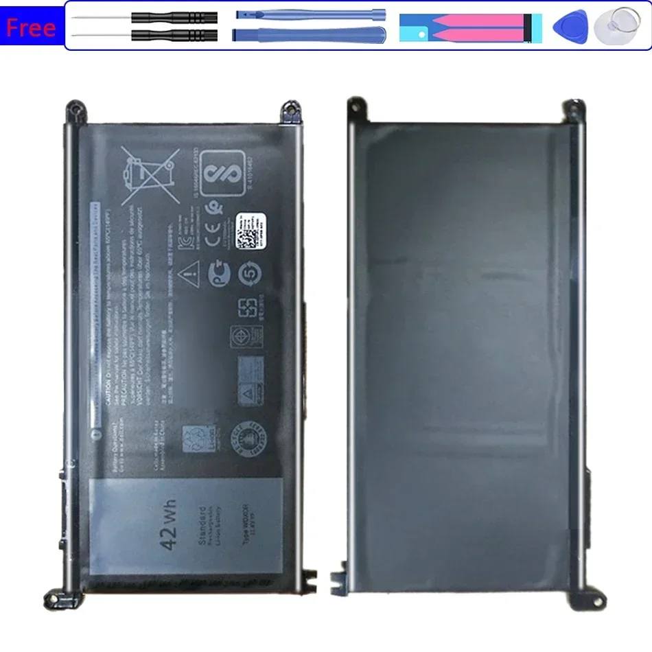 3600mAh Battery For Dell Inspiron 7000 15 7560 5538 5567 5568 P61F 14 7460 5468 7569 7472 7570 7560 WDX0R T2JX4 3CRH3