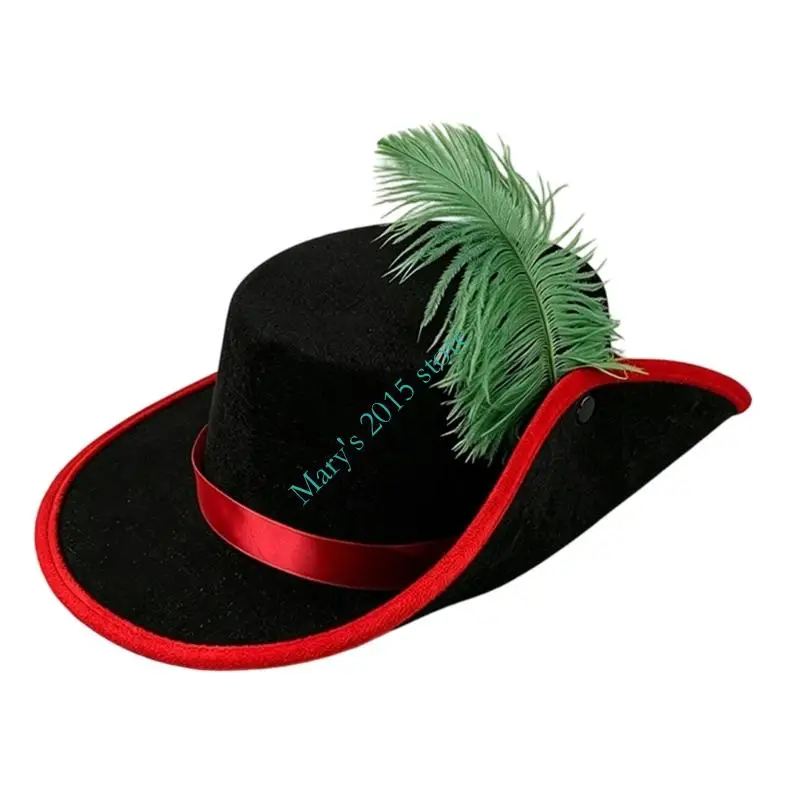 Party look costume hat with shaped top cosplay hat for photos and stage wear