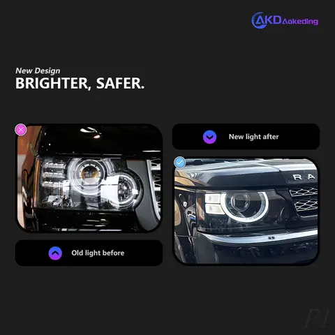 6 best sales range rover headlight - №3