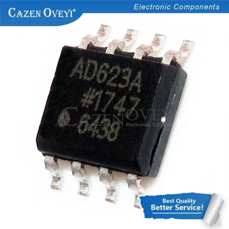 5pcs/lot New AD623A AD623AR AD623ARZ SOP-8 Instrumentation amplifier IC In Stock