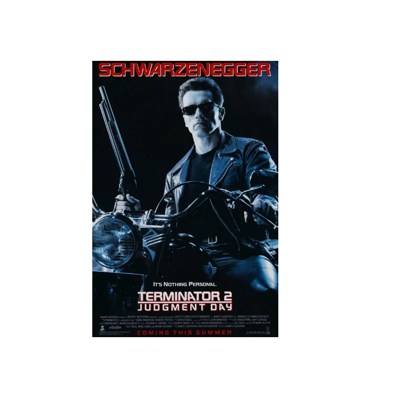 Terminator 2 Movie, Art Picture Print Silk Poster,Home Wall Decor