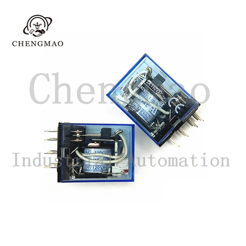 Relé de potencia electromagnética MY3NJ, relé intermedio de 11 Pines, MY3N-J, AC220V, DC24V, 36V, 110V, 12V, sin Base, 10 unidades por lote