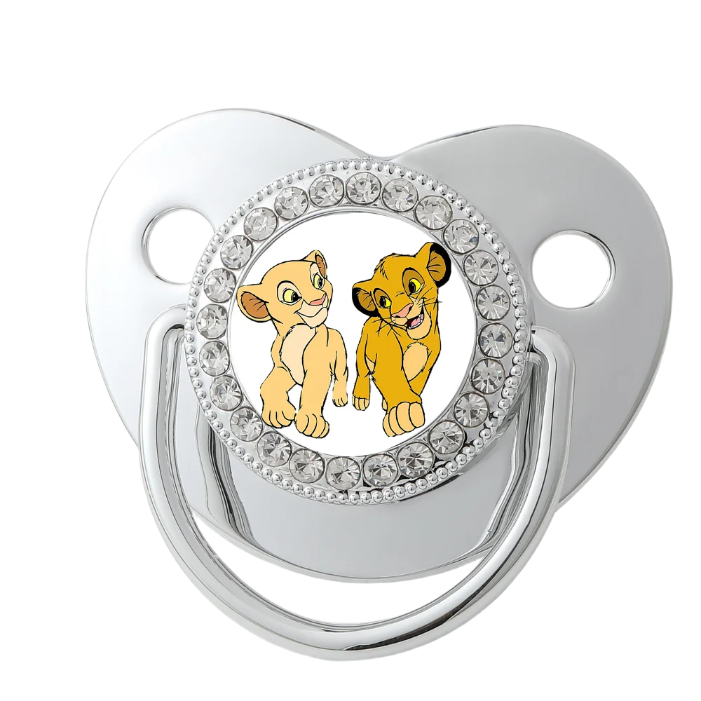 

Безопасная силиконовая детская соска с мультяшными персонажами и стразами для детей от 0 до 12 месяцев