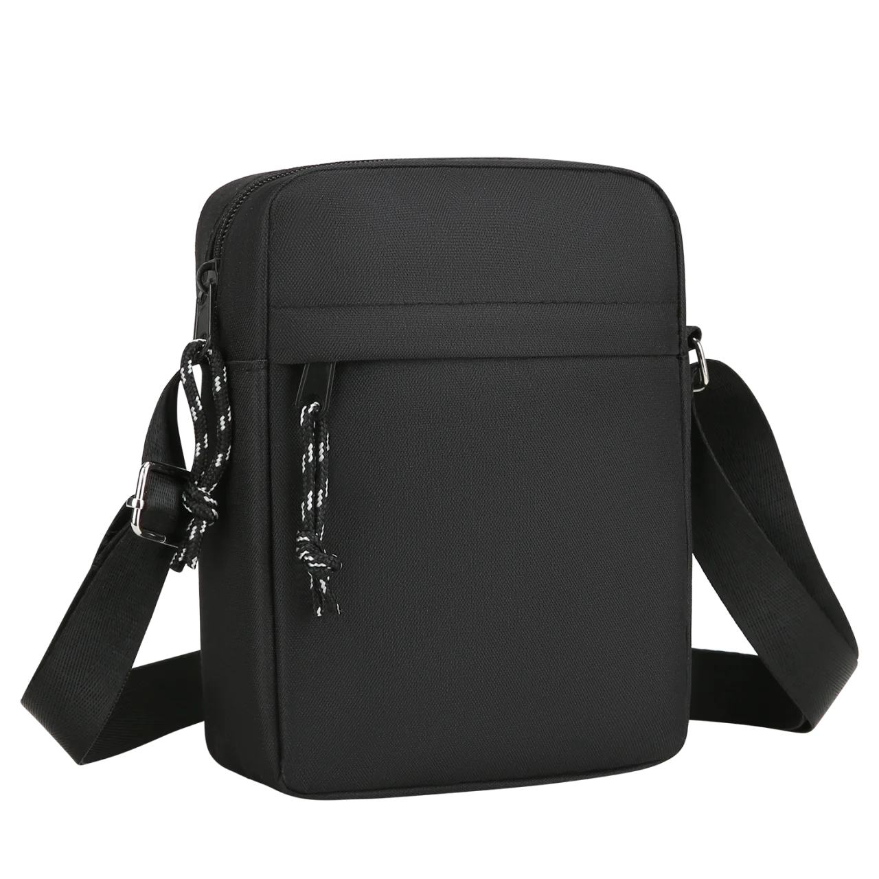 Solid Color Vertical Crossbody Bag, Lightweight Wear-resistant Shoulder Purse for Daily Commute