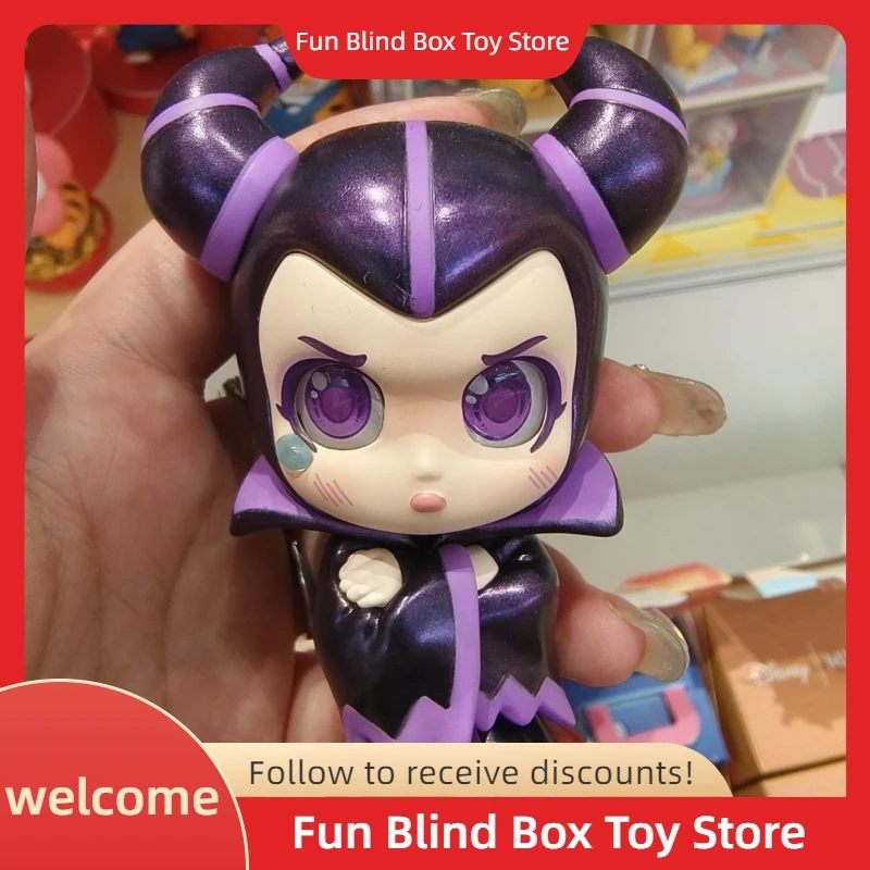 

2025 Disney Villains Born To Rebel Mystery Box Evil Queen Witch Collectible Figures Dark Fanntasy Theme Desk Decor Kawaii Gift