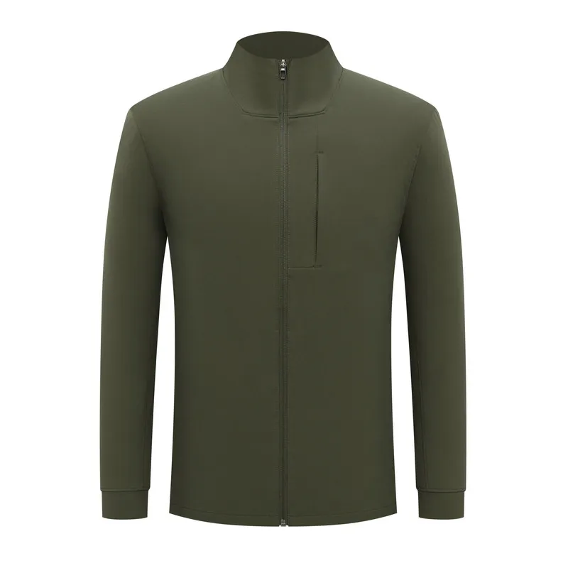 Mens Hoodies Jacket Hoodie Men Cardigan Male Hoody Men Stand Collar Sweatshirts Autumn Hooded Windbreaker Coat W02