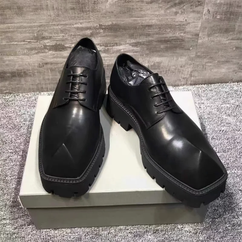 

Fashion Lace Up Man Wedding Dress Shoe Pointed Toe Men Derby Party Shoes