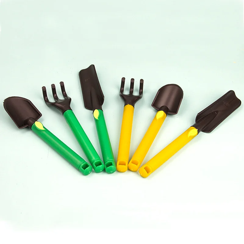 Kids Gardening Tools Kit Plastic Safe Gardening Tools Succulent Shovel Planting Flower Shovel Shovel Rake  Safety Toy