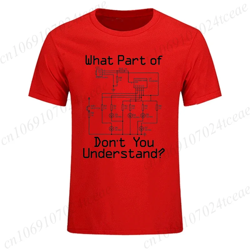 Men's Funny Electrician T-shirt,electrical Wiring Diagram Husband Dad Gift Tee Shirt, Mechanic Engineer Print T-Shirts for Men