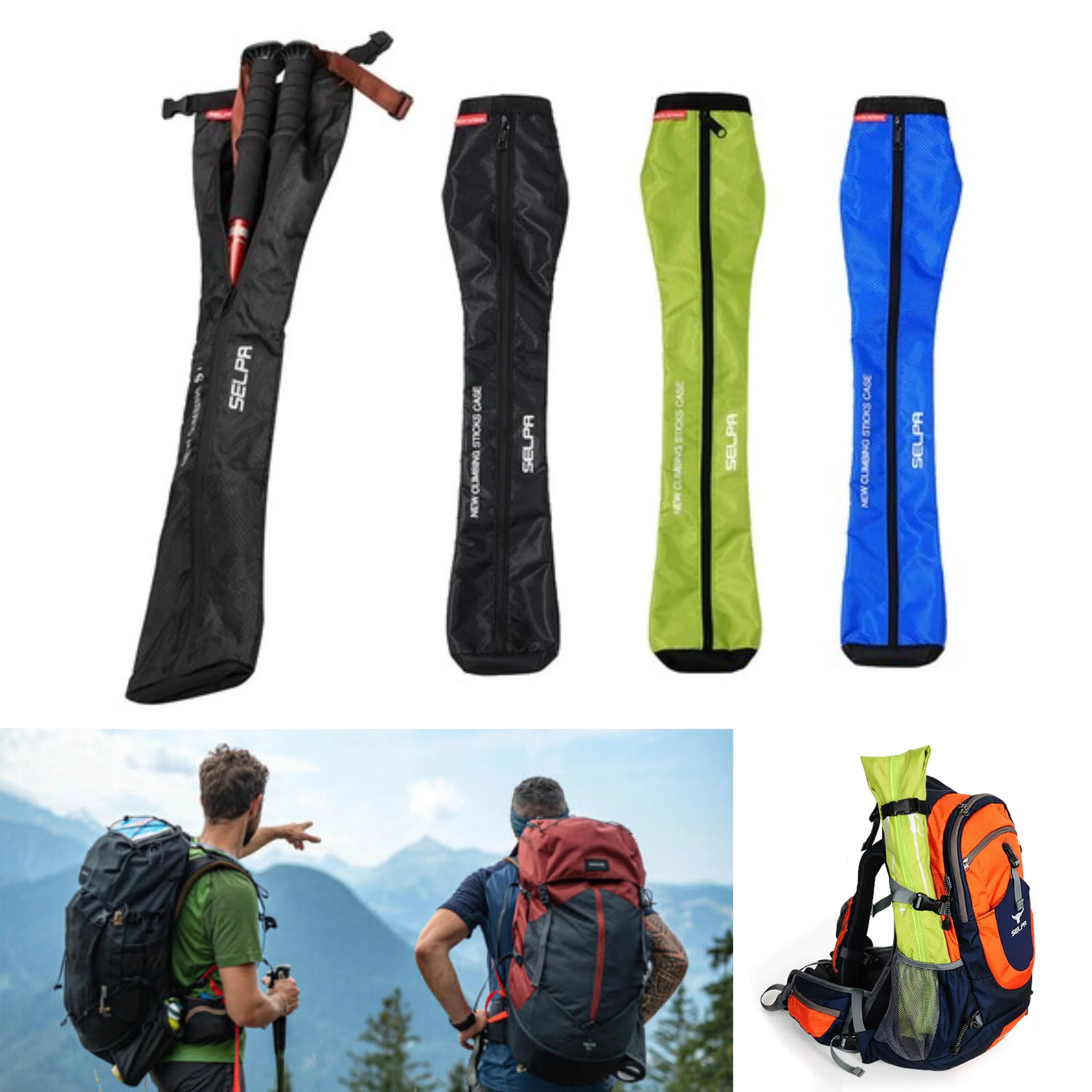 

Trekking Pole Carrying Bag Portable Hiking Poles Storage Bag Pouch with Zipper for Walking Stick Hiking Poles Travel Case