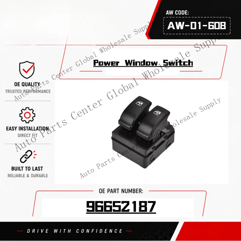 L+ 96652187 Powr Master Window Switch for For Chevrolet Aveo 2006-2011