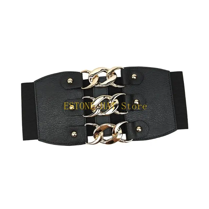 49mf-fashion-elastic-waistband-pu-leather-stretch-comfortable-waiststrap-wide-waist-cincher-for-women-various-occasion