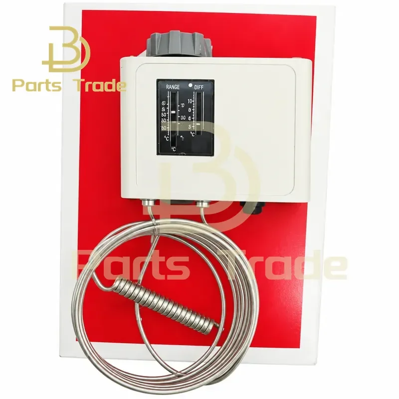 Capillary Bulb Refrigeration Thermostat Adjustable Temperature Control Switch for Cold Storage Industrial Cooling Equipment