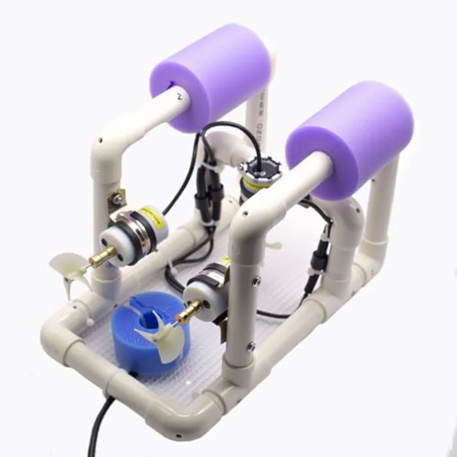 

DIY Underwater ROV Robot 15M Wires Long for Viewing Underwater Environment in Blue with Durable Waterproof Material and Real-Ti