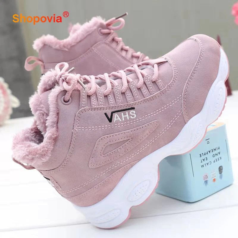 Casual Shoes Women\'s Winter Sneakers Vulcanize Shoes For Women Warm Comfortable Outdoor Sneakers Zapatillas Mujer Leisure Shoes