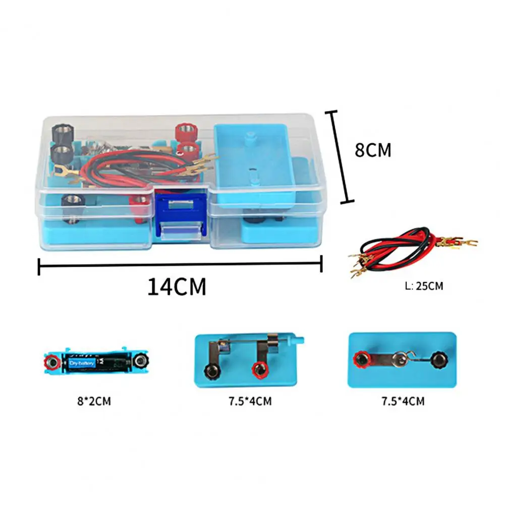 Обучающая электросхема для детей, набор схем для обучения электрической физике, научная лаборатория, 1 комплект