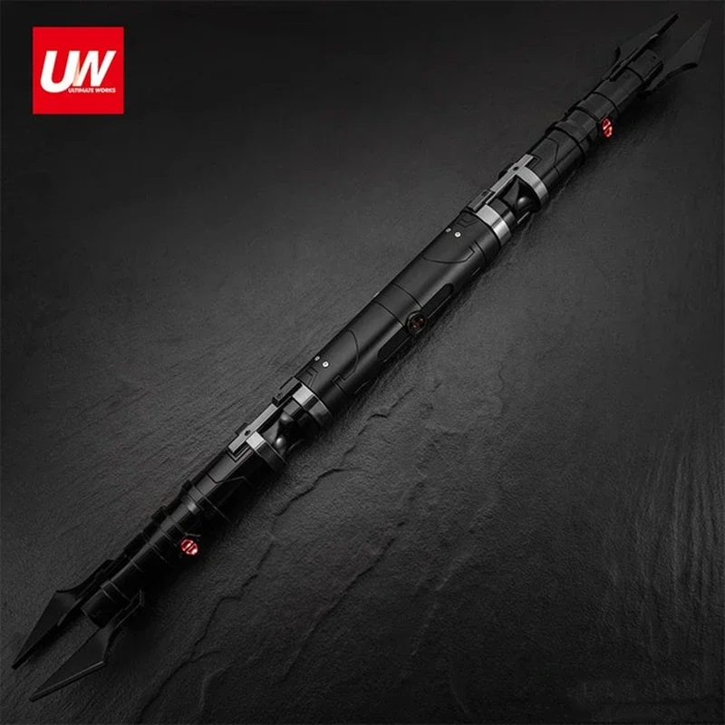 Ultimate Works Vindican Neopixel Lightsaber Proffie2.2 Heart Double Handle Laser Sword Carry 32 Sets Soundfonts 2 Pixel Blades