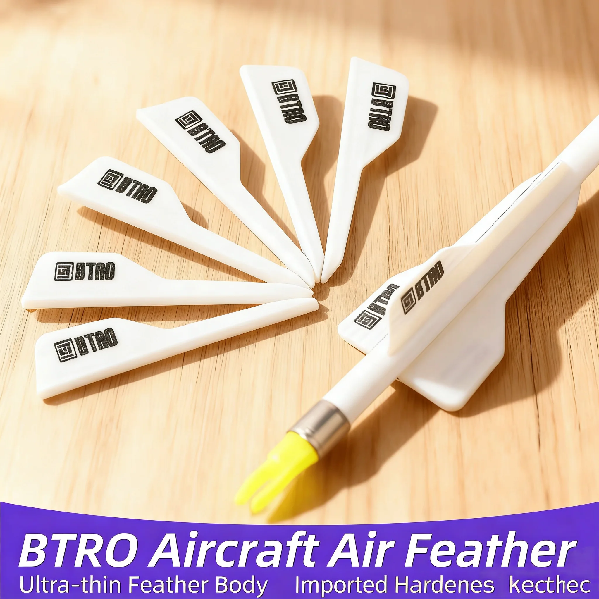 24-100 plumas de goma de 2.5 pulgadas para flechas, plumas de goma duraderas para flechas DIY, accesorios de tiro al blanco para arco recurvo y longbow.