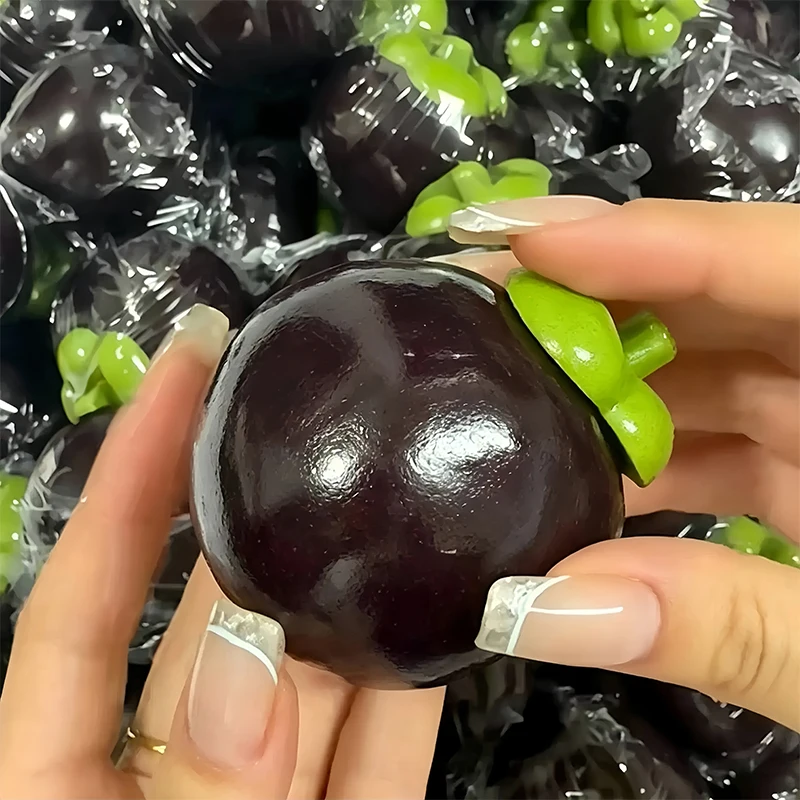 Mangosteen Crunchy Squishy Fidget Toy Building Block Filling No Rebound Squeeze Toy ASMR Sensory Anti Stress Toys for Adults