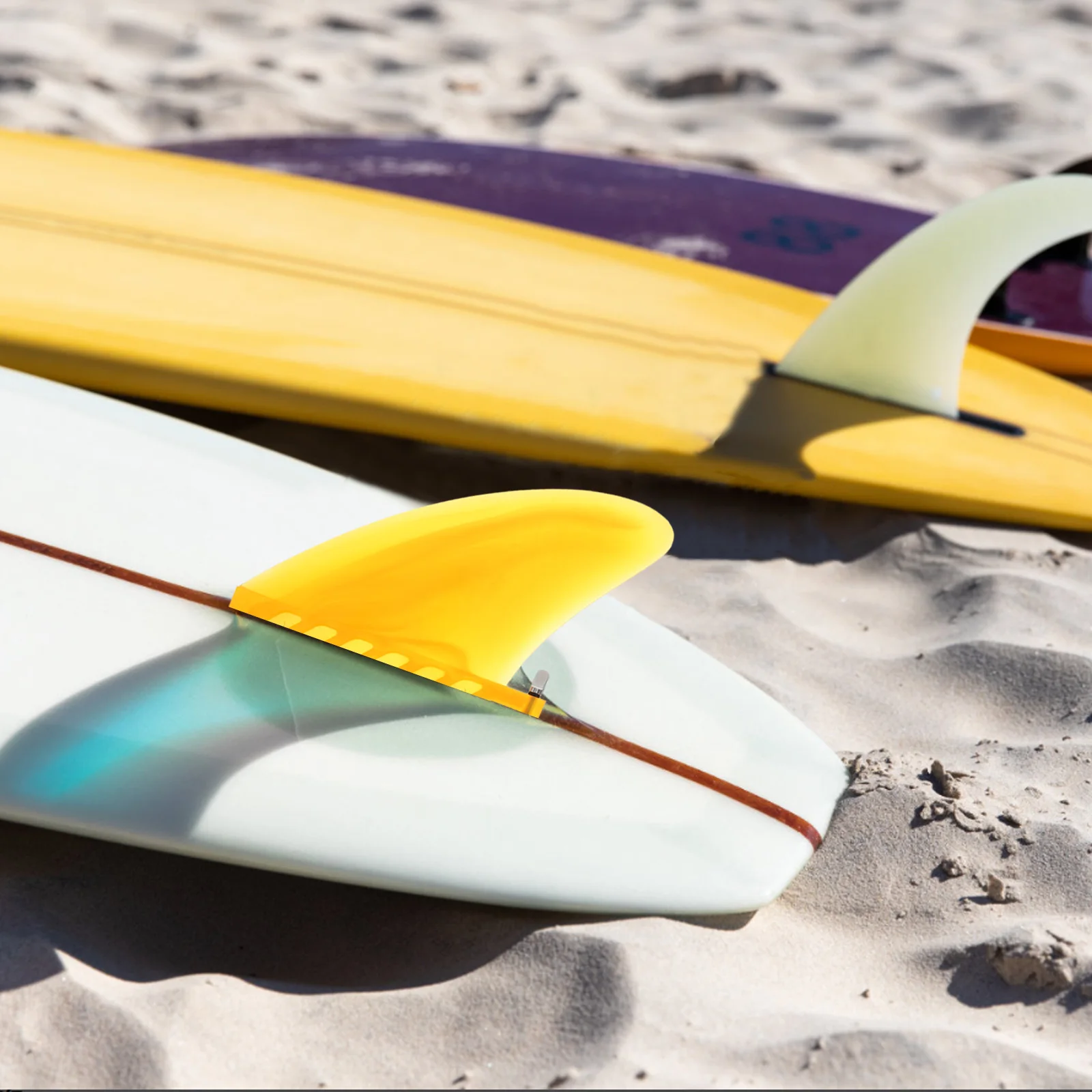 

1pc Surfboard Paddle Board Fins Detachable Balance Sheet TPU Center Material Water Sport Accessory