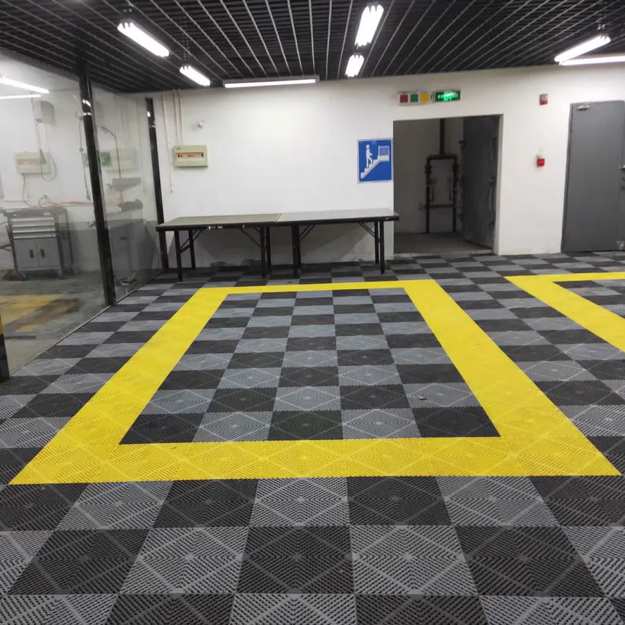 Factory Direct 2026 Car Wash Room Pp Grille 4S Shop Showroom Multi-functional Plastic Waterproof And Non-slip Drainage Floor Rac