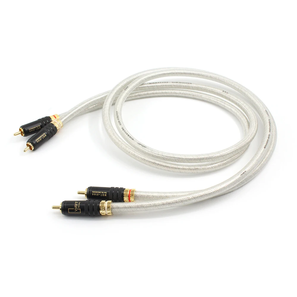 Mới QED Chữ Ký 5N OCC Bạc Âm Thanh Hifi Liên Thông Cáp WBT-0144 Kết Nối Mạ Vàng