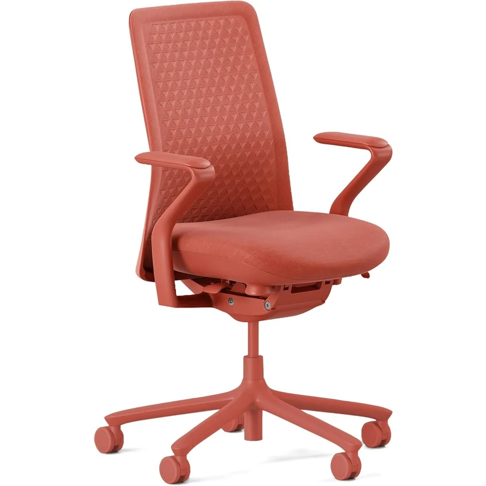 

Executive Office Chair: Premium Ergonomic Design with Sculpted Seat and Adjustable Lumbar Support - High-Density Foam