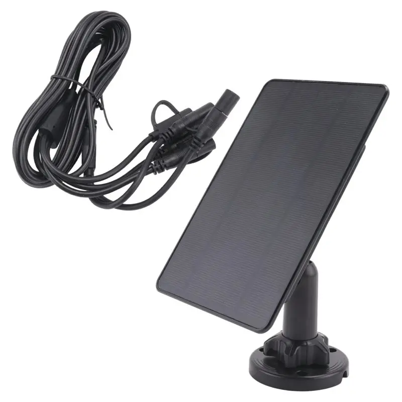 N96R 12V/1A 6V/2A Solar Panel Micro-USB+Type-C Outdoor Solar Cells Solar Panels For Security Camera Home Light System