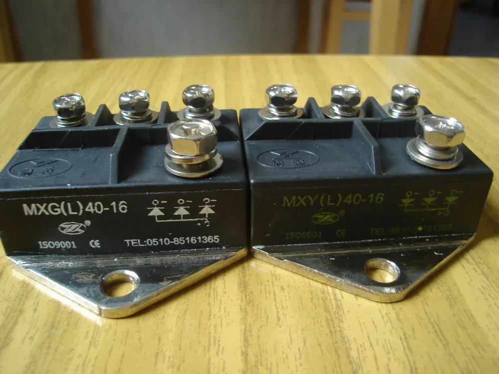 Rectifier controller module: MXY(L)40-16 MXG(L)40-16 40A 1600V ( Four terminal / Installation pitch 60mm )