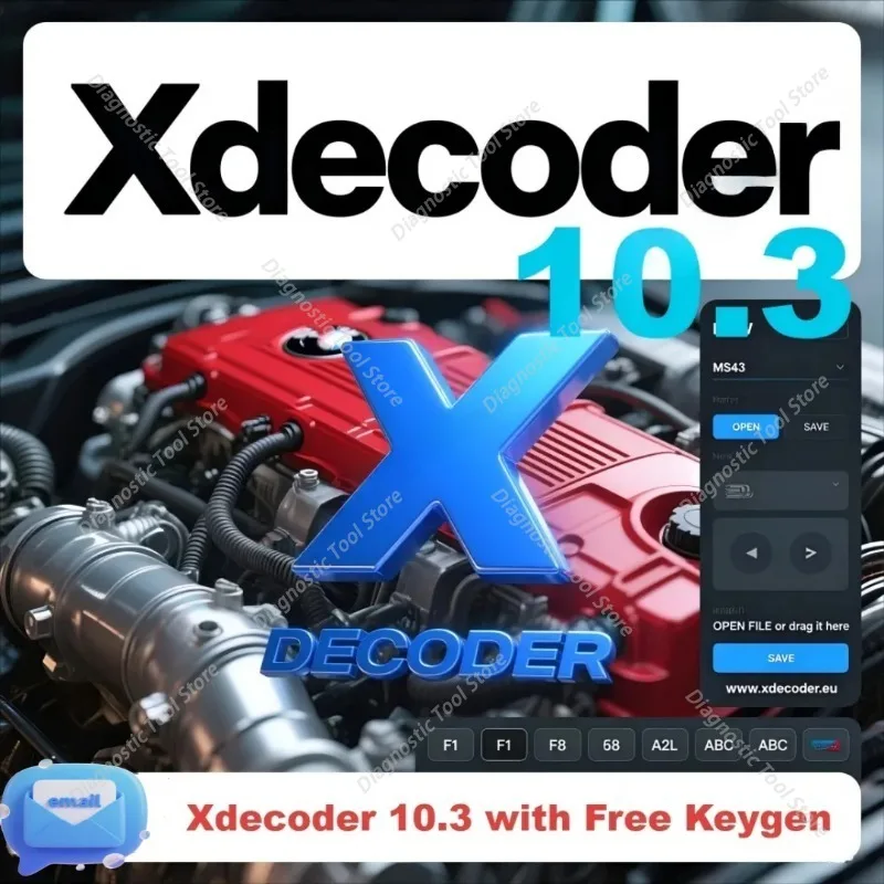2026 Xdecoder 10.3 Full Verison for Hyundai/VAG EDC15 EDC16 EDC17 Xdecode with Keygen DTC Remover Crack DTC OFF Delete Software
