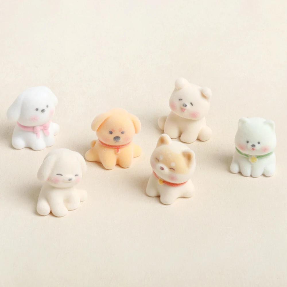 귀여운 통통한 개 소프트 소녀와 소년에게 생일 선물을 줘 집 장식 장식품 고양이, 침실 거실 미니어처