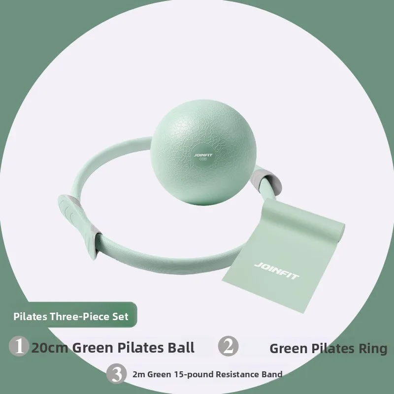 Set de Pilates JOINFIT con Combinación de Yoga y Fitn, Pelota y Aro para Ejercicios de Espalda, Sustros para Fanáticos...
