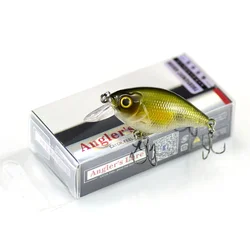 Countbass flutuante wobbler iscas de pesca, isca de manivela iscas de plástico duro para salmão truta baixo pique 46mm 6.8g