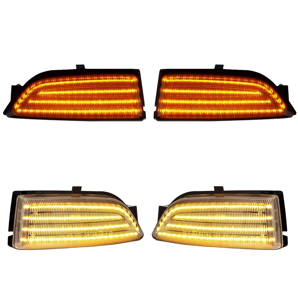 12V 2Pcs Car LED Mirror Turn Signal Light Dynamic Sequential Rearview Indicator Light For Ford Ranger 2019 2020 2021 2022