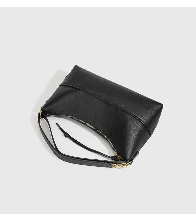 جيني آند ديف 2026 ربيع الموضة النسائية حقيبة يد بسيطة كتف واحد التنقل الإبط حقيبة سعة كبيرة حقيبة نسائية #4