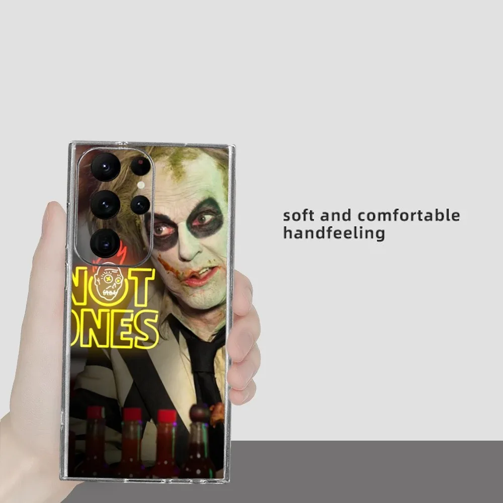 Hot Movie B-BeetlejuiceS 2 Phone Case for Samsung Galaxy S24 Ultra S22 S23 Ultra S21 S20 5G Protective Silicone TPU Funda