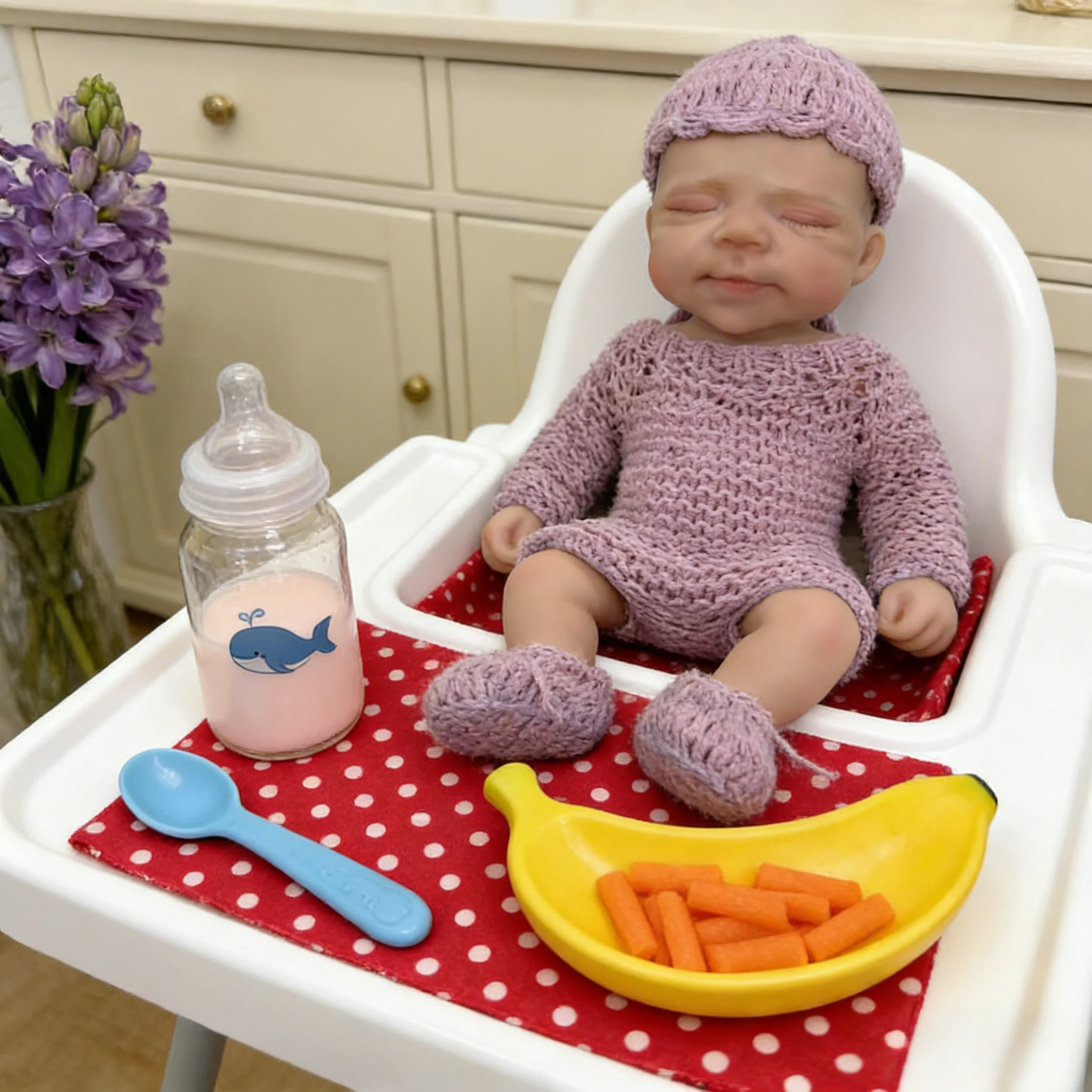 

Pascale 12" Solid Silicone Reborn Baby Doll - Realistic Lifelike Girl Doll for Collectors
