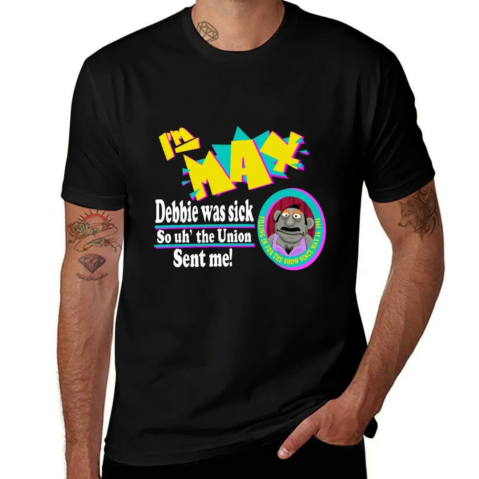 Max from the Union Muppet*Vision T-Shirt t shirts for man pack cotton T-Shirt