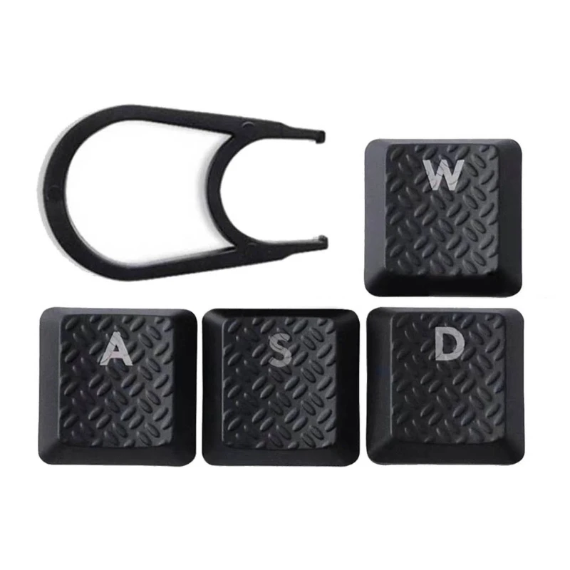 DIY Custom Keyboard WASD Key 4Pcs Backlit GL Tactile Switch Keycap w/ Texture Non-slip Cover for G913 G915 G813