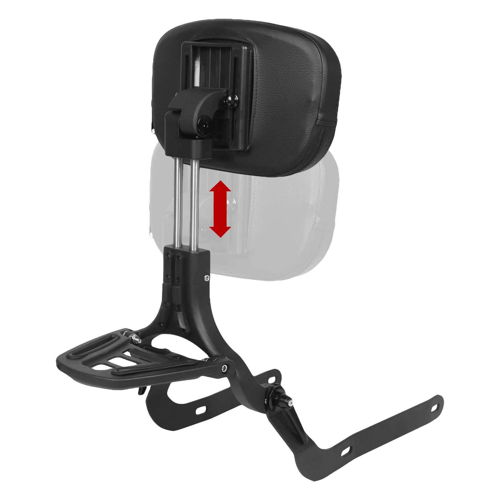 دراجة نارية الظهر حشوة وسادة قابل للتعديل الركاب مسند الظهر وسادة تدوير متسابق مسند الظهر ل هارلي XG750/500 Street750/500 14-22